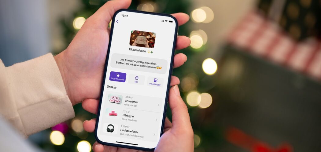 Lanserer ønskeliste-funksjon til 12 millioner brukere: – Byttelappens tid er over